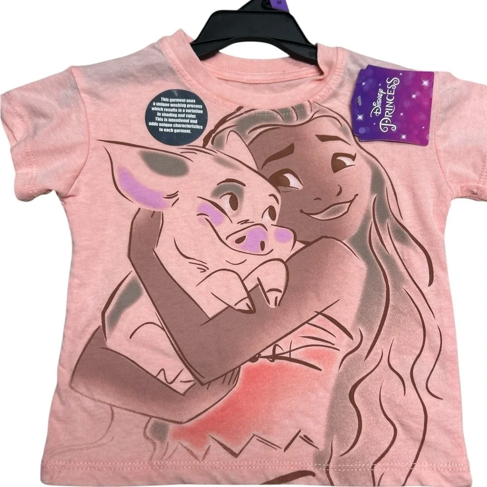 Disney Princess Pink Short Sleeve Tee
